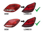 Πίσω Φαναρια LED για Mercedes C class W205 sedan 2014-2018 - Image 4