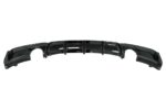 Rear Bumper Spoiler Valance Diffuser Double Outlet for Single Exhaust suitable for BMW 3 Series F30 F31 (2011-2019) M Design Piano Black - Image 2