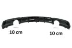 Rear Bumper Spoiler Valance Diffuser Double Outlet for Single Exhaust suitable for BMW 3 Series F30 F31 (2011-2019) M Design Piano Black - Image 3