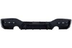 Rear Bumper Spoiler Valance Diffuser Twin Outlet Single suitable for BMW 1 Series F20 F21 LCI (2015-2019) Piano Black Competition Design - Image 2