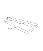 Audiodesigner BASSRECT Bass Trap Μπασοπαγίδα 120x60x10 cm / 0,72 τ.μ. Silver Grey (Τεμάχιο) - Image 4