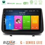 Bizzar C Series Lite 4Core Android14 2+32GB  Renault Clio 2005-2012 Navigation Multimedia Tablet 9"