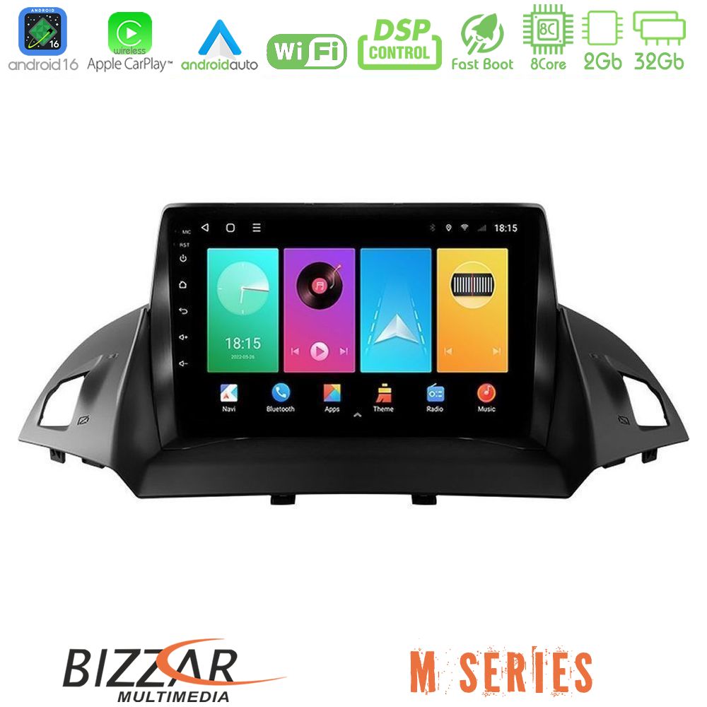 Bizzar M Series 8Core Android16 2+32GB  Ford C-Max/Kuga Navigation Multimedia Tablet 9"