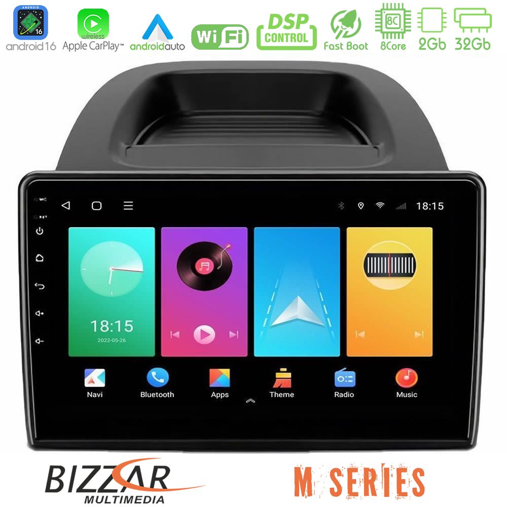 Bizzar M Series 8Core Android16 2+32GB  Ford Ecosport 2018-2020 Navigation Multimedia Tablet 10"