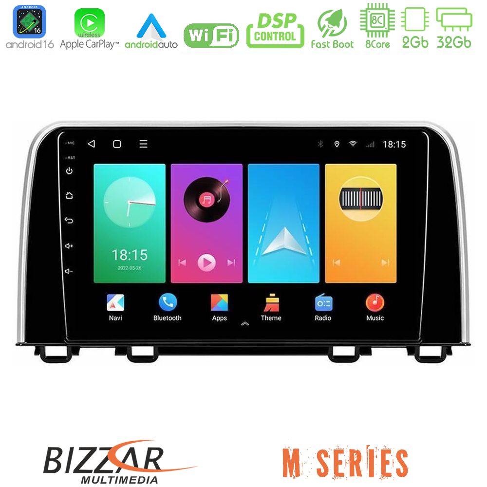 Bizzar M Series 8Core Android16 2+32GB  Honda CR-V 2019-> Navigation Multimedia Tablet 10"