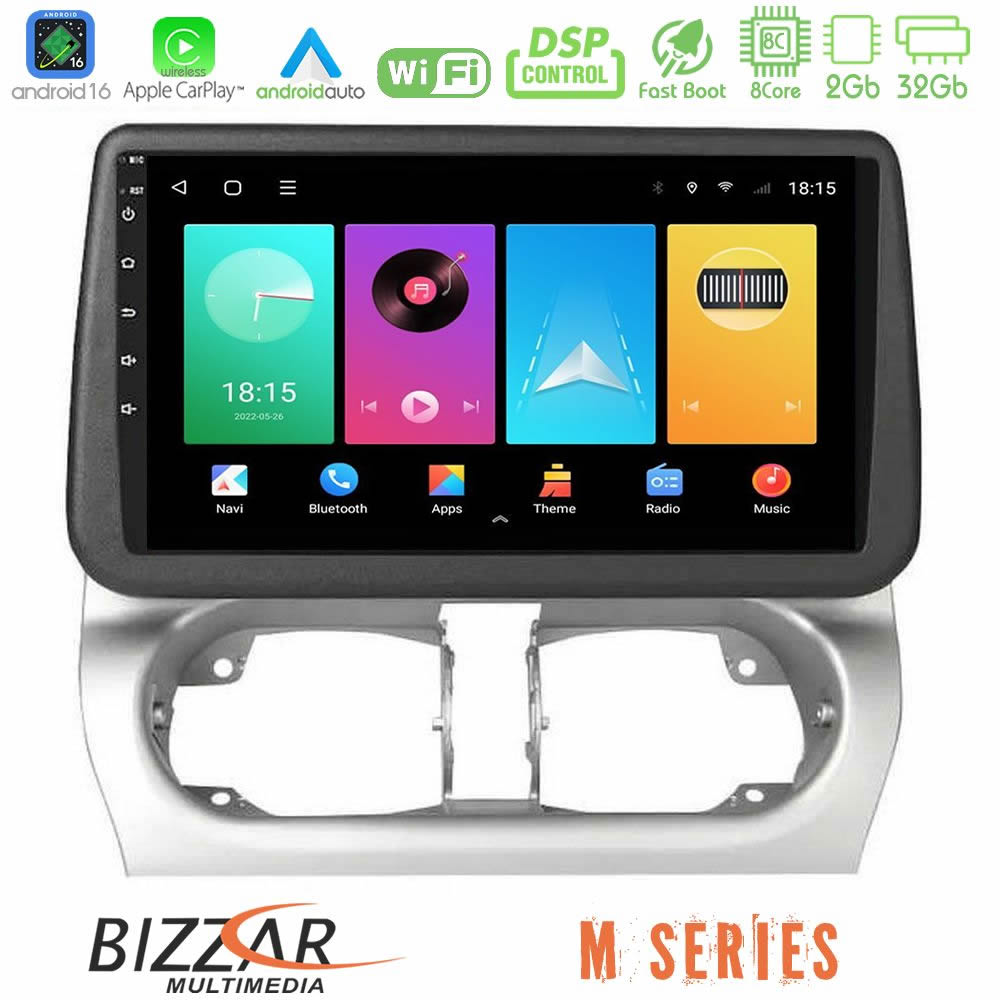 Bizzar M Series 8Core Android16 2+32GB  Opel Corsa C/Combo C Navigation Multimedia Tablet 9"