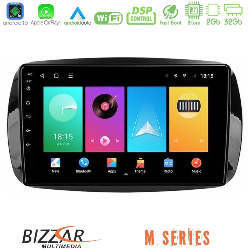 Bizzar M Series 8Core Android16 2+32GB  Smart 453 Navigation Multimedia Tablet 9"