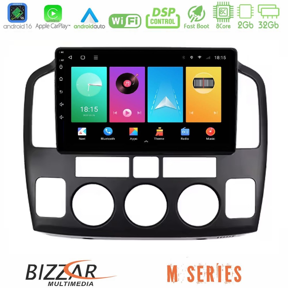 Bizzar M Series 8Core Android16 2+32GB  Suzuki Grand Vitara 2003-2005 Navigation Multimedia Tablet 9"