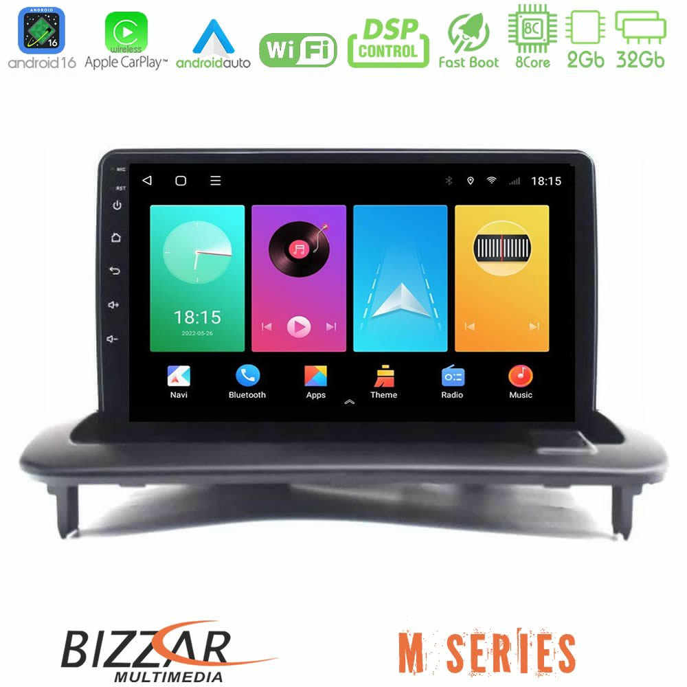 Bizzar M Series 8Core Android16 2+32GB Volvo S40/C30/C70 Navigation Multimedia Tablet 9"