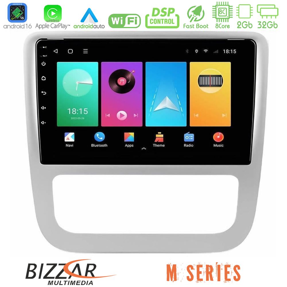 Bizzar M Series 8Core Android16 2+32GB  VW Scirocco 2008-2014 Navigation Multimedia Tablet 9"