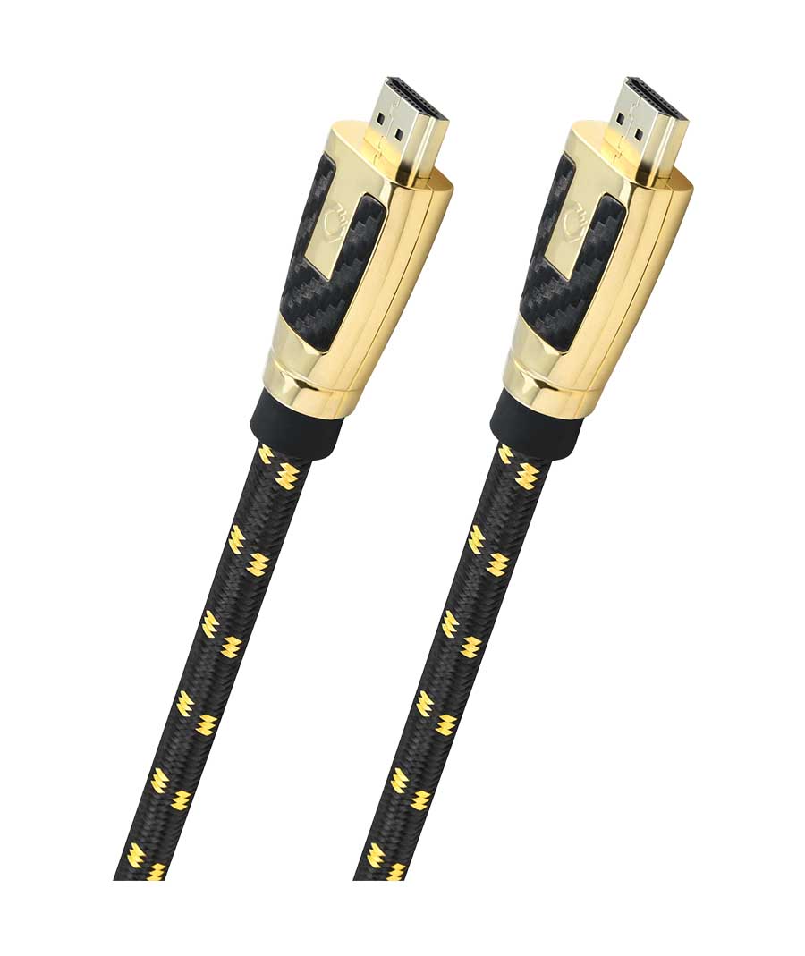 Oehlbach CARB CONNECT ULTRA Καλώδιο HDMI® High End 8K Black/Gold 2,2m (Τεμάχιο)