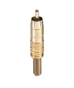 Oehlbach CJG 51 Βύσματα Cinch RCA Χρυσά (4 Τεμάχια) - Image 2