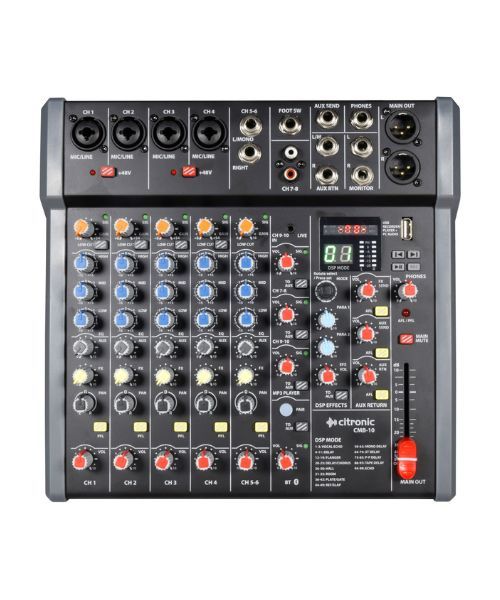 Citronic CMB-10 Κονσόλα Μίξης Σειράς CMB με DSP & USB/PC/BT Player