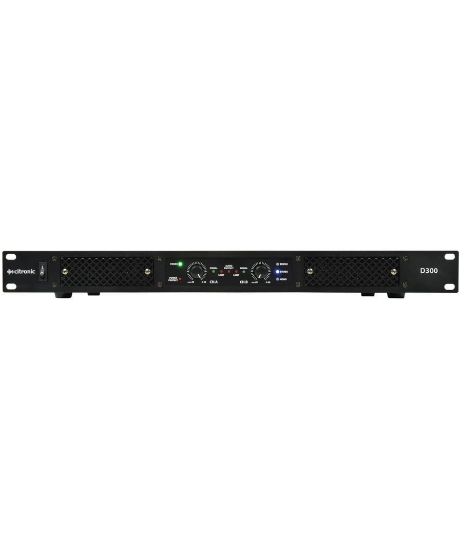 Citronic D300 Ενισχυτής Ισχύος 2 x 150W RMS Class-D (Τεμάχιο)