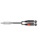 Citronic 190.135UK Καλώδιο Ήχου 3.5mm mini jack σε 2 x Stereo XLRM 1m