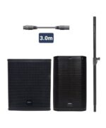 Citronic CS1012A Πακέτο Ενεργών Ηχείων 10'' με Πλαστική Καμπίνα και Subwoofer 12'' (Σετ) - Image 2
