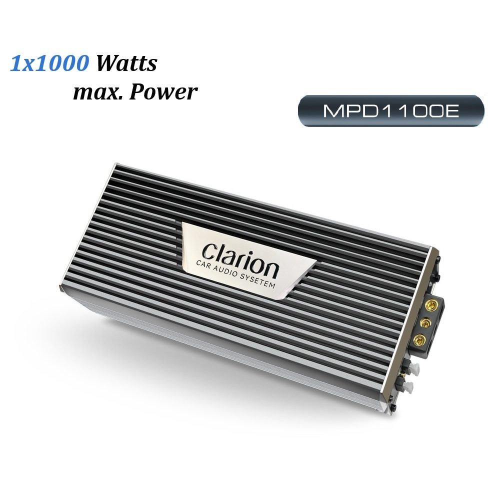 Clarion Μonoblock Amplifier MPD1100E 1000Watt RMS @ 1Ohm