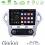 Clarion GL700 Lite Series 8Core Android ClarionOS 2+32GB Ford Mondeo 2007-2011 (Auto A/C) Navigation Multimedia Tablet 10" Με Carplay & Android Auto