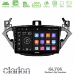 Clarion GL700 Lite Series 8Core Android ClarionOS 2+32GB Opel Corsa E/Adam Navigation Multimedia Tablet 9" Με Carplay & Android Auto