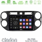 Clarion GL700 Lite Series 8Core Android ClarionOS 2+32GB VW Tiguan Navigation Multimedia Tablet 9" (23mm alarm button) Με Carplay & Android Auto