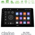 Clarion GL700 Lite Series 8Core Android ClarionOS 6+128GB Peugeot Partner / Citroen Berlingo 2020-> Navigation Multimedia Tablet 10" Με Carplay & Android Auto