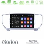 Clarion GL700 Lite Series 8Core Android ClarionOS 6+128GB Kia Sportage 2016-2018 Navigation Multimedia Tablet 9" Με Carplay & Android Auto
