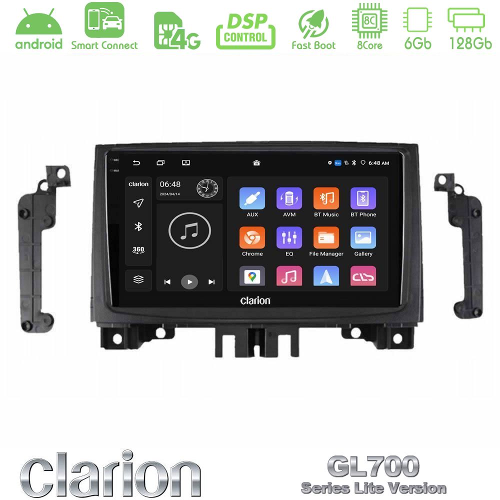 Clarion GL700 Lite Series Mercedes Sprinter/VW Crafter 2006-2018 8Core Android ClarionOS 6+128GB Navigation Multimedia Tablet 9" Με Carplay & Android Auto