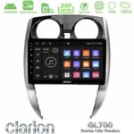 Clarion GL700 Lite Series 8Core Android ClarionOS 6+128GB Nissan Note 2013-2018 Navigation Multimedia Tablet 10" Με Carplay & Android Auto