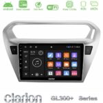 Clarion GL300+ Series 4Core Android ClarionOS 4+64GB  Citroën C-Elysée / Peugeot 301 Navigation Multimedia Tablet 9"