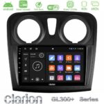 Clarion GL300+ Series 4Core Android ClarionOS 4+64GB     Dacia Dokker 2014-2021 Navigation Multimedia Tablet 9"
