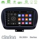 Clarion GL300+ Series 4Core Android ClarionOS 4+64GB  Fiat 500X Navigation Multimedia Tablet 9"
