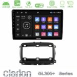 Clarion GL300+ Series 4Core Android ClarionOS 4+64GB   Fiat 500 2016> Navigation Multimedia Tablet 9"
