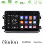 Clarion GL300+ Series 4Core Android ClarionOS 4+64GB Citroen/Fiat/Opel Navigation Multimedia Tablet 9"
