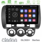 Clarion GL300+ Series 4Core Android ClarionOS 4+64GB  Honda Jazz 2002-2008 (Manual A/C) Navigation Multimedia Tablet 9"