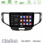 Clarion GL300+ Series 4Core Android ClarionOS 4+64GB  Honda Accord 2008-2015 Navigation Multimedia Tablet 9"