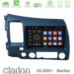 Clarion GL300+ Series 4Core Android ClarionOS 4+64GB  Honda Civic 2006-2011 Navigation Multimedia Tablet 9"