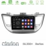 Clarion GL300+ Series 4Core Android ClarionOS 4+64GB  Hyundai Tucson 2015-2018 Navigation Multimedia Tablet 9"