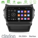Clarion GL300+ Series 4Core Android ClarionOS 4+64GB Hyundai iX45 2012-2017 Navigation Multimedia Tablet 9"