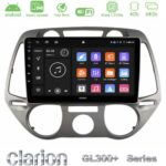 Clarion GL300+ Series 4Core Android ClarionOS 4+64GB  Hyundai i20 2009-2012 Manual A/C Navigation Multimedia Tablet 9"