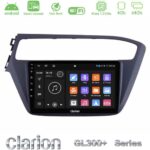 Clarion GL300+ Series 4Core Android ClarionOS 4+64GB  Hyundai i20 2018-2020 Navigation Multimedia Tablet 9"