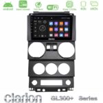 Clarion GL300+ Series 4Core Android ClarionOS 4+64GB  Jeep Wrangler 2Door 2008-2010 Navigation Multimedia Tablet 9"