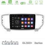 Clarion GL300+ Series 4Core Android ClarionOS 4+64GB  Kia Sportage 2018-2021 Navigation Multimedia Tablet 9"
