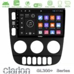 Clarion GL300+ Series 4Core Android ClarionOS 4+64GB  Mercedes ML Class 1998-2005 Navigation Multimedia Tablet 9"
