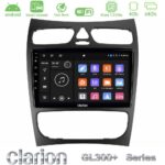 Clarion GL300+ Series 4Core Android ClarionOS 4+64GB  Mercedes CLK Class W209 2000-2004 Navigation Multimedia Tablet 9"