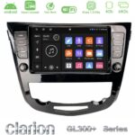 Clarion GL300+ Series 4Core Android ClarionOS 4+64GB  Nissan Qashqai J11 (AUTO A/C) Navigation Multimedia Tablet 9"