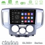 Clarion GL300+ Series 4Core Android ClarionOS 4+64GB  Nissan NV200 Navigation Multimedia Tablet 9"