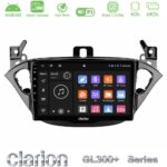 Clarion GL300+ Series 4Core Android ClarionOS 4+64GB  Opel Corsa E/Adam Navigation Multimedia Tablet 9"