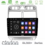 Clarion GL300+ Series 4Core Android ClarionOS 4+64GB  Peugeot 307 2002-2008 Navigation Multimedia Tablet 9"