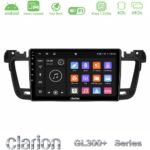 Clarion GL300+ Series 4Core Android ClarionOS 4+64GB  Peugeot 508 2010-2018 Navigation Multimedia Tablet 9"