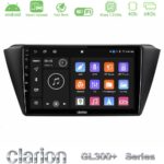 Clarion GL300+ Series 4Core Android ClarionOS 4+64GB  Skoda Fabia 2015-2021 Navigation Multimedia Tablet 9"